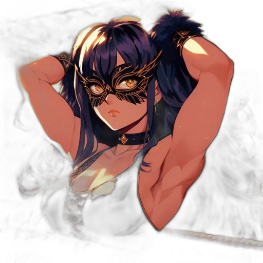 mask, weapon, crown, staff transparent PNG cut-out