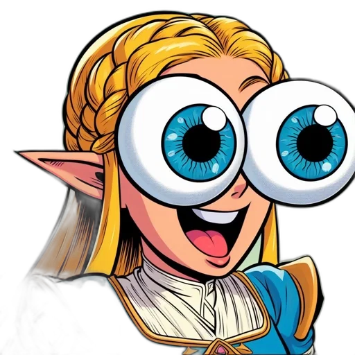 staff, face, mask, concept art, cartoon, fantasy art, comic book art, animated transparent PNG cut-out
