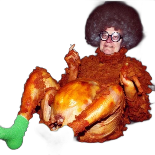 food, animal, creature, hair, individual, wears, costume, crafted transparent PNG cut-out