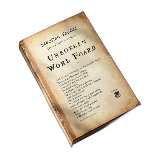 weapon, furniture, book, cover, poem, sebastian, faulks, title transparent PNG cut-out