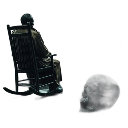furniture, creature, mask, robot, concept art, 3d render, photorealistic, outer space transparent PNG cut-out