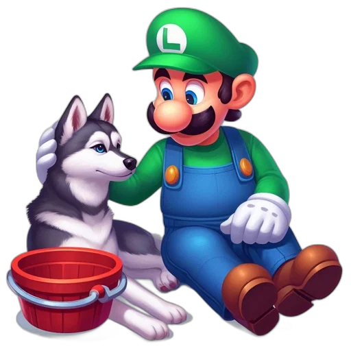 animal, food, staff, pixel art, concept art, 3d render, photorealistic, monochrome transparent PNG cut-out