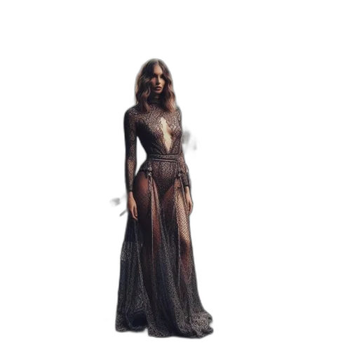 dress, concept art, 3d render, fantasy art, photorealistic, dark, earth tones, 14th-century-style transparent PNG cut-out
