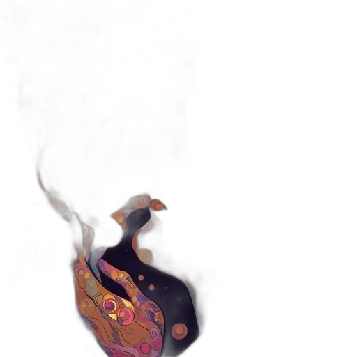 dragon, mask, crown, animal, concept art, photorealistic, fantasy art, watercolor transparent PNG cut-out