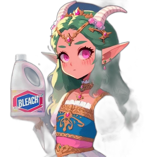 bottle, dress, weapon, dragon, concept art, vaporwave, fantasy art, pixel art transparent PNG cut-out