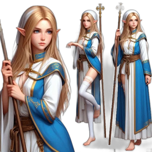 sword, staff, fantasy art, concept art, pixel art, 3d render, blue, pastel transparent PNG cut-out
