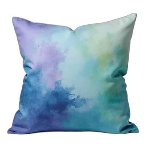 watercolor, photorealistic, outer space, pastel, colorful, blue, monochrome, effect transparent PNG cut-out