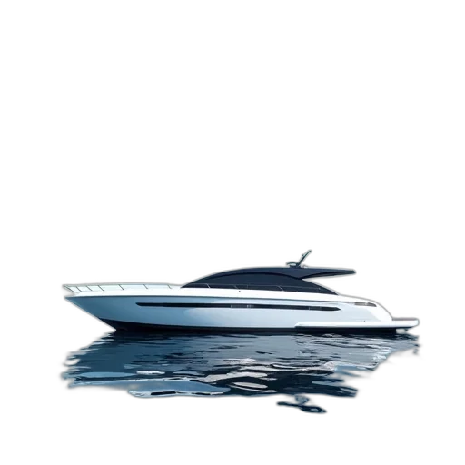 photorealistic, concept art, 3d render, pencil sketch, modern, white, speedboat, sleek transparent PNG cut-out