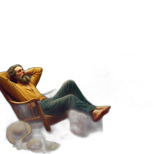 furniture, jacket, robot, shoes, concept art, 3d render, photorealistic, watercolor transparent PNG cut-out
