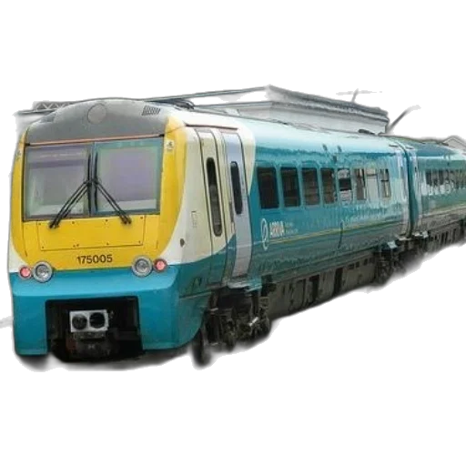 weapon, 3d render, photorealistic, concept art, blue, yellow, train, number transparent PNG cut-out