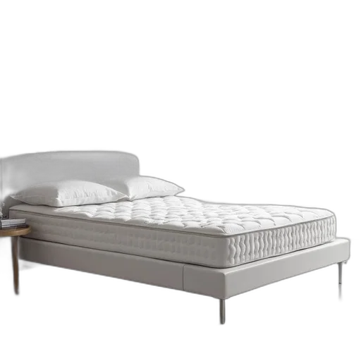 furniture, 3d render, monochrome, aquila, pocket, sprung, mattress, white transparent PNG cut-out