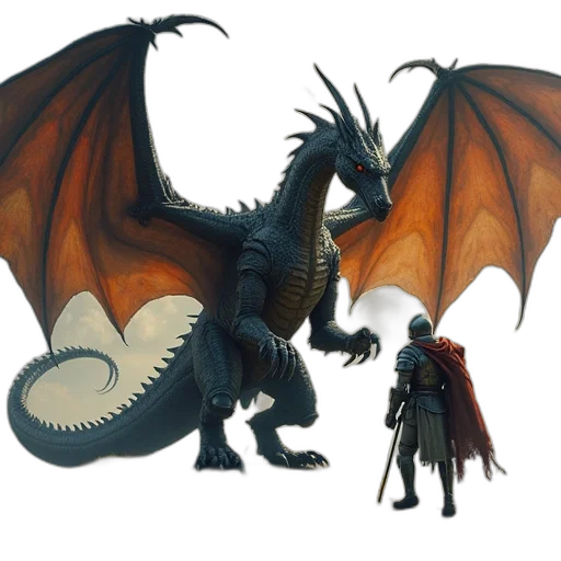 dragon, concept art, fantasy art, 3d render, pixel art, cover, book, dealing transparent PNG cut-out