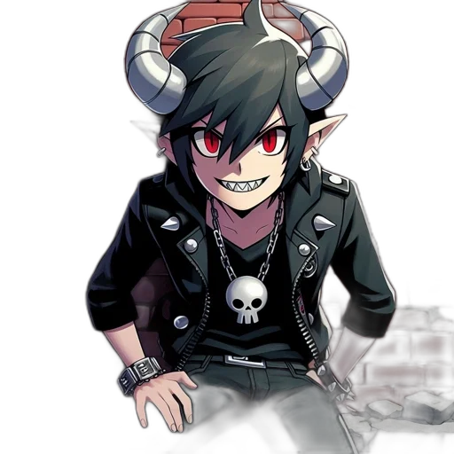 jacket, mask, creature, weapon, cartoon, pixel art, concept art, anime transparent PNG cut-out