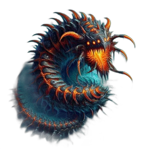 dragon, creature, animal, hair, concept art, fantasy art, 3d render, photorealistic transparent PNG cut-out