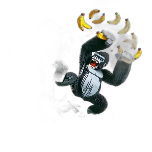 creature, animal, mask, robot, concept art, 3d render, fantasy art, pixel art transparent PNG cut-out