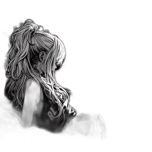 hair, dress, face, mask, pencil sketch, concept art, photorealistic, fantasy art transparent PNG cut-out