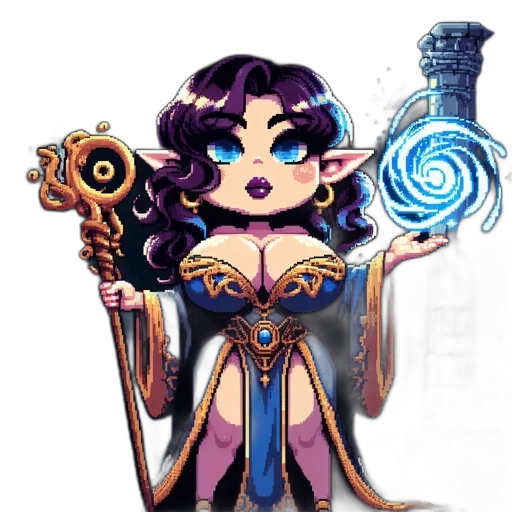 staff, jewelry, fantasy art, concept art, pixel art, cartoon, pixel, art transparent PNG cut-out