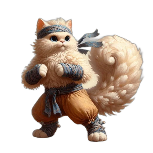 staff, animal, weapon, creature, concept art, fantasy art, pixel art, 3d render transparent PNG cut-out