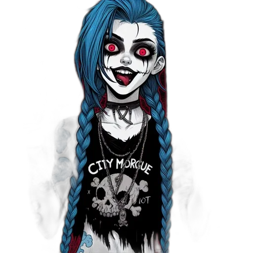 cartoon, comic book art, concept art, fantasy art, blue, animated, character, featuring transparent PNG cut-out