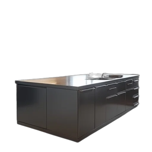 furniture, 3d render, photorealistic, dark transparent PNG cut-out