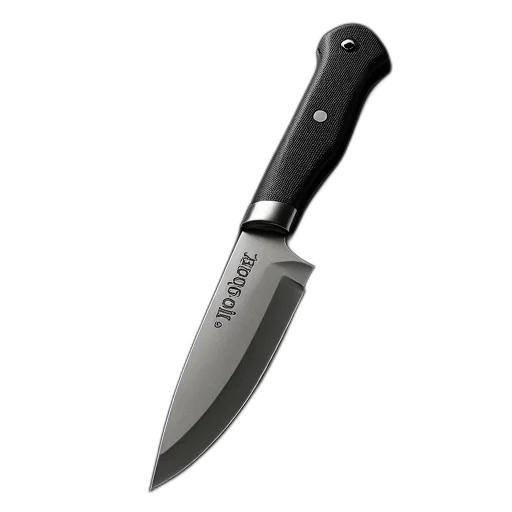 weapon, staff, sword, food, 3d render, black, textured, knife transparent PNG cut-out