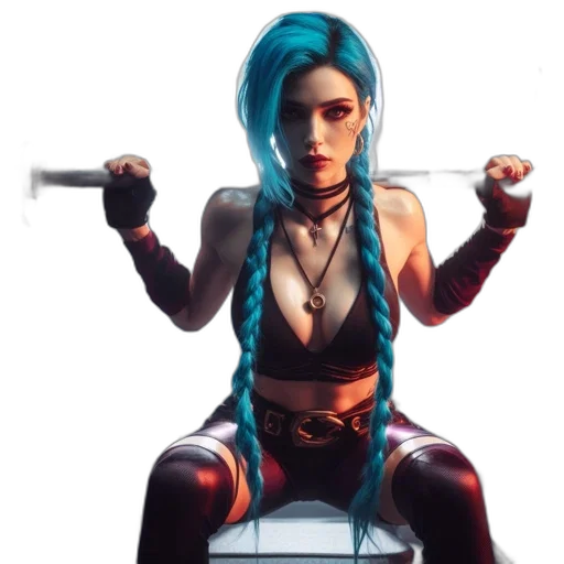 weapon, sword, staff, cyberpunk, concept art, pixel art, comic book art, neon lights transparent PNG cut-out