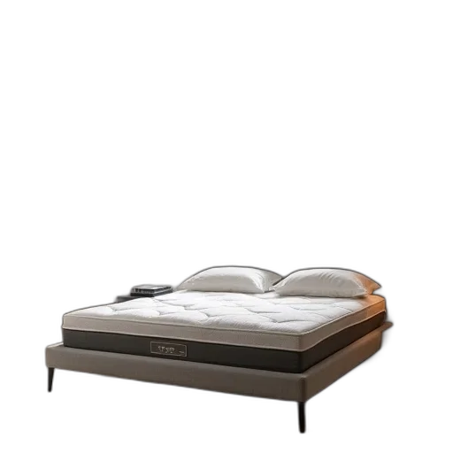 furniture, 3d render, photorealistic, earth tones, mattresses, beautyrest, seen transparent PNG cut-out