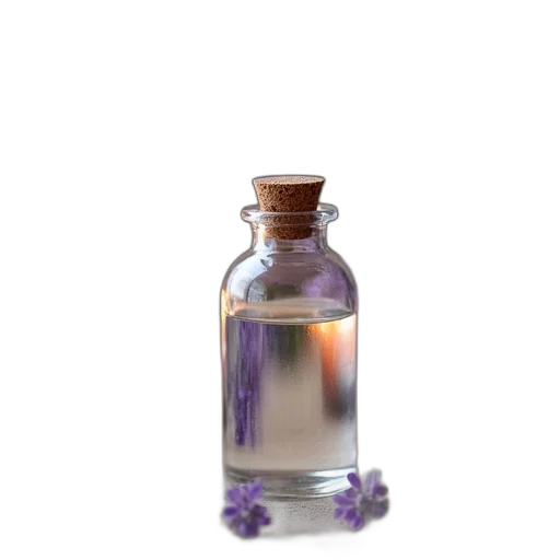 bottle, jewelry, crown, flower transparent PNG cut-out