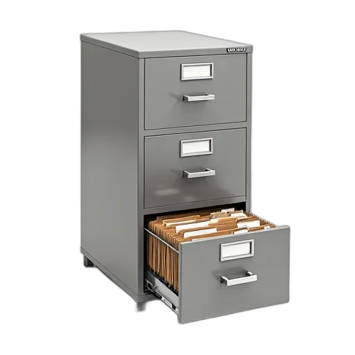 furniture, 3d render, three-tiered, metal, filing, cabinet, multiple, drawers transparent PNG cut-out