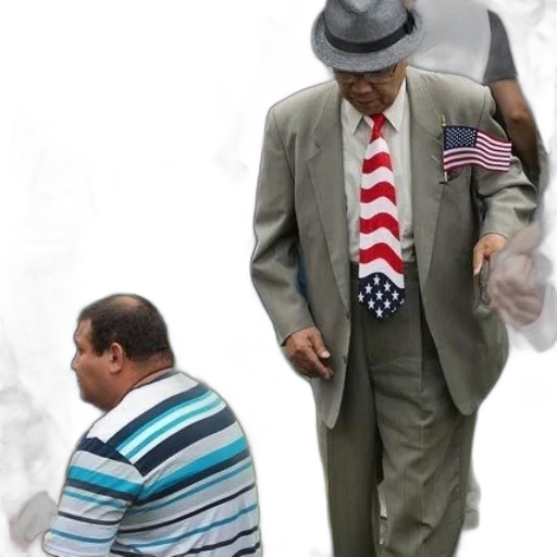 jacket, hat, staff, umbrella transparent PNG cut-out