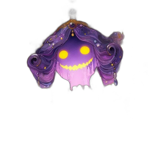 mask, crown, jewelry, creature, 3d render, concept art, fantastical, gem-studded transparent PNG cut-out