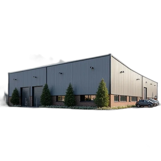 building, 3d render, photorealistic, new transparent PNG cut-out