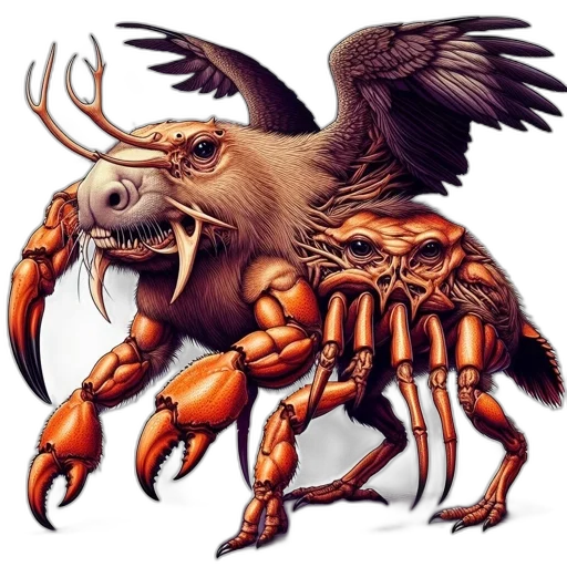 animal, creature, dragon, concept art, fantasy art, photorealistic, 3d render, fantastical transparent PNG cut-out