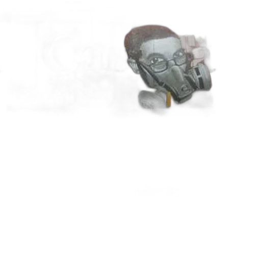 robot, mask, creature, face, concept art, 3d render, photorealistic, pixel art transparent PNG cut-out