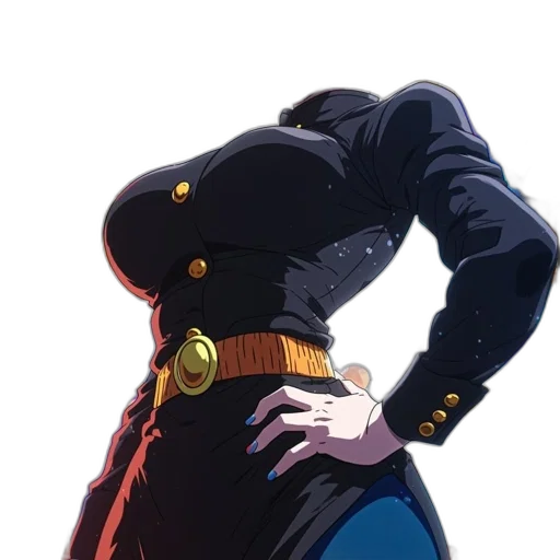 hat, jacket, mask, crown, anime, concept art, dark, animated transparent PNG cut-out