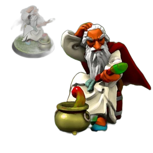 concept art, 3d render, fantasy art, pixel art, two, detailed, figurines, depict transparent PNG cut-out