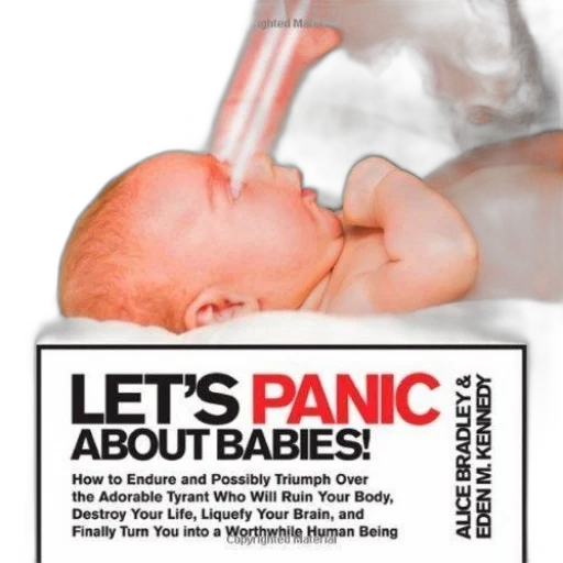 bottle, humorous, book, cover, titled, let, panic, about transparent PNG cut-out