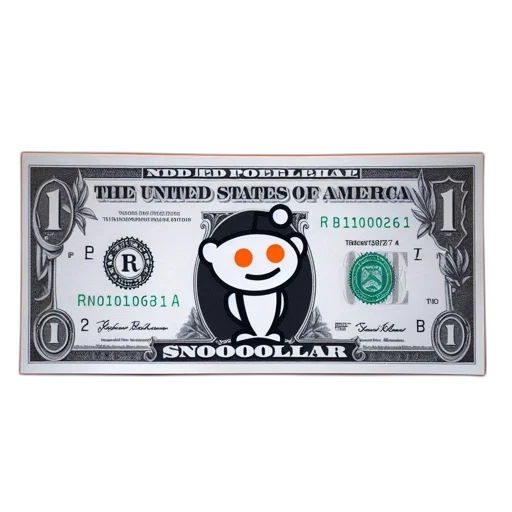 robot, snoo, dollar, replica, featuring, reddit, mascot, orange transparent PNG cut-out