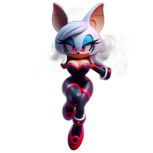 robot, creature, 3d render, concept art, pixel art, cartoon, animated, female transparent PNG cut-out