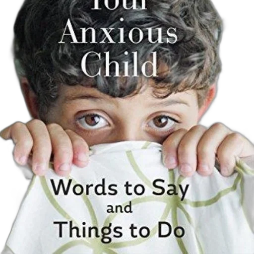 anxious, child, words, say, things, book, cover, featuring transparent PNG cut-out