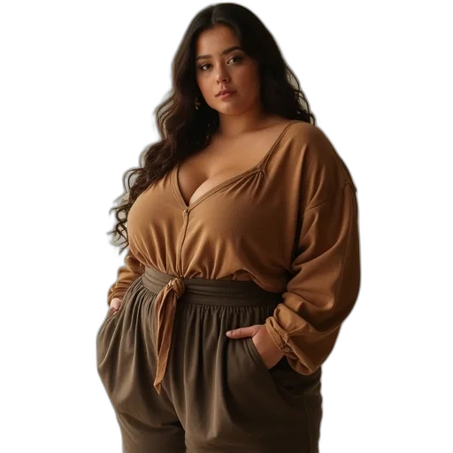 dress, jacket, earth tones, golden transparent PNG cut-out