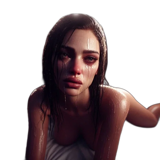 face, creature, dress, weapon, concept art, photorealistic, fantasy art, pixel art transparent PNG cut-out