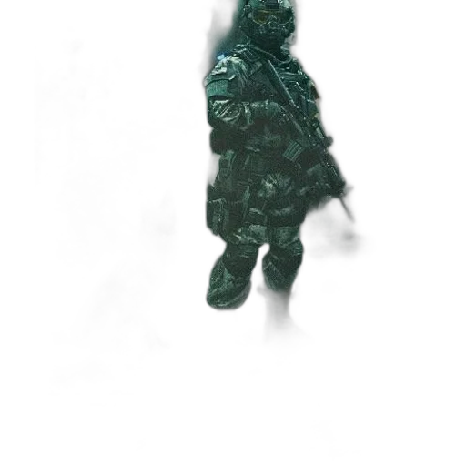 jacket, creature, robot, umbrella, 3d render, concept art, cyberpunk, pixel art transparent PNG cut-out