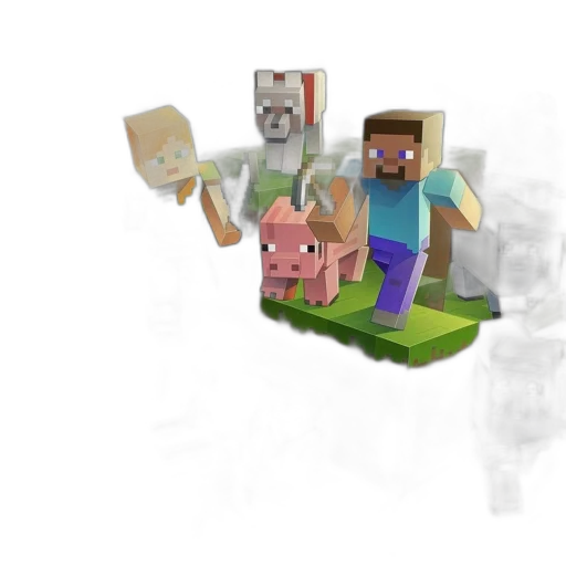 creature, mask, animal, weapon, pixel art, concept art, 3d render, fantasy art transparent PNG cut-out