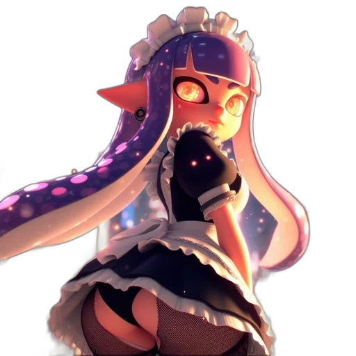 dress, staff, weapon, hat, 3d render, concept art, watercolor, anime transparent PNG cut-out