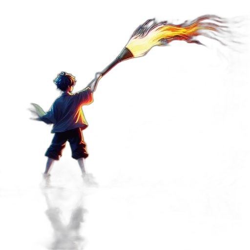 staff, weapon, sword, dragon, concept art, fantasy art, pixel art, watercolor transparent PNG cut-out