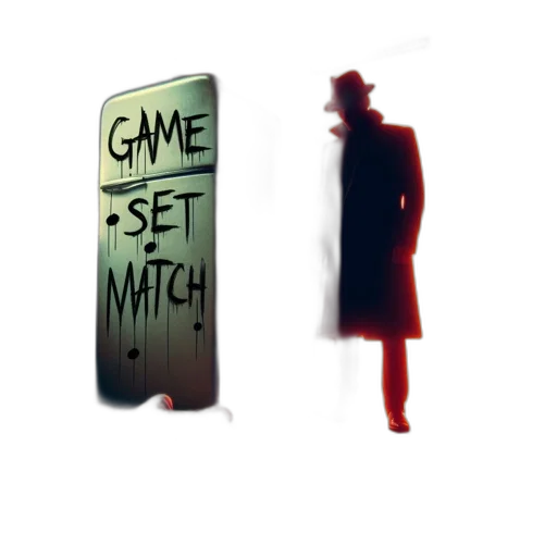 concept art, pixel art, cyberpunk, comic book art, eerily, lit, room, man transparent PNG cut-out