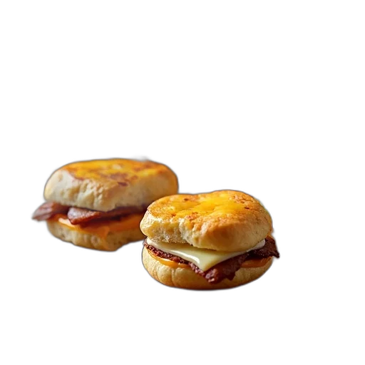food, photorealistic, 3d render, fog, collection, mini, sandwiches, various transparent PNG cut-out