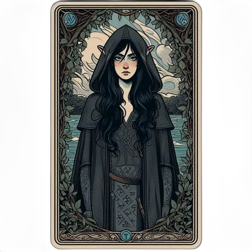 fantasy art, comic book art, concept art, pixel art, dark, illustration, features, woman transparent PNG cut-out