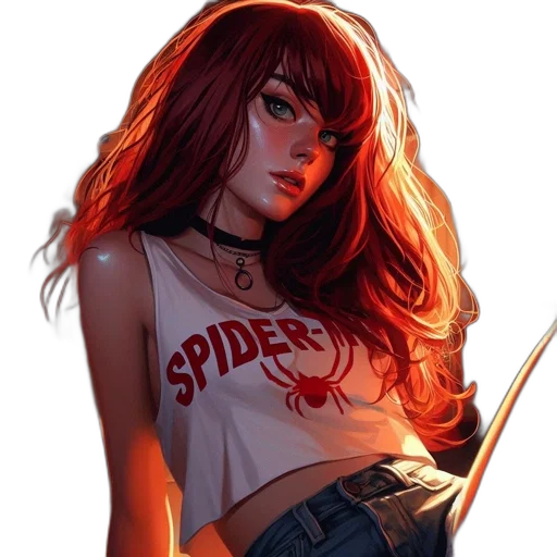 comic book art, concept art, fantasy art, pixel art, fire, neon lights, red, colorful transparent PNG cut-out